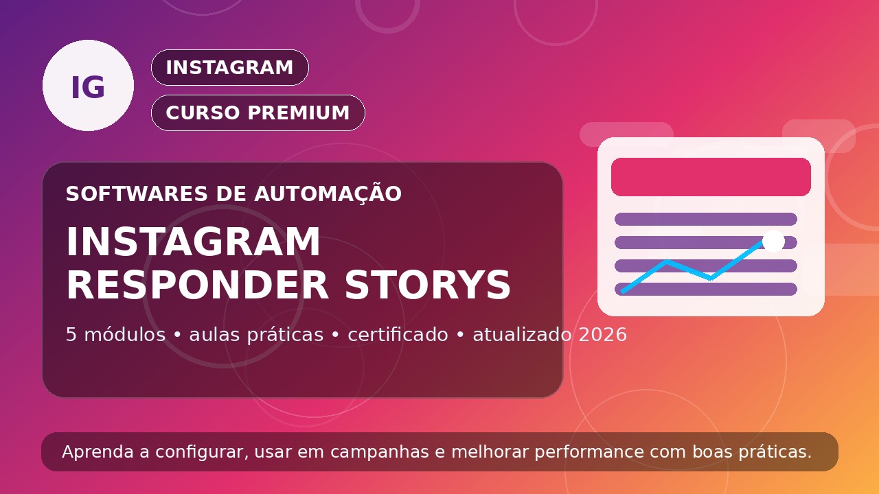 Curso Instagram Responder Storys