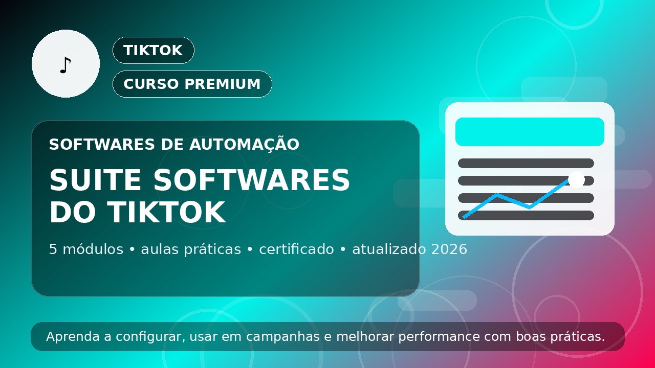 Curso Suite Softwares do TikTok